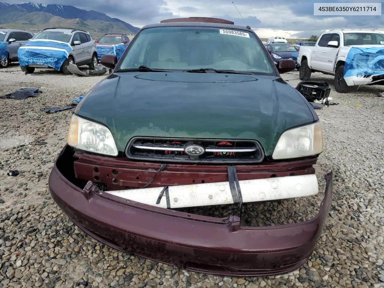 2000 Subaru Legacy L VIN: 4S3BE6350Y6211714 Lot: 55983585