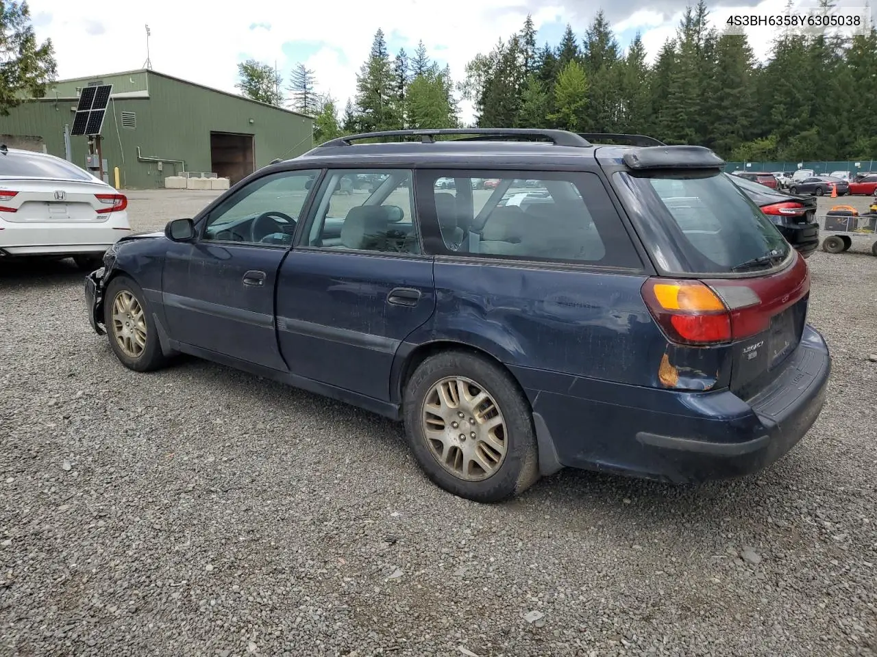 2000 Subaru Legacy L VIN: 4S3BH6358Y6305038 Lot: 56010605