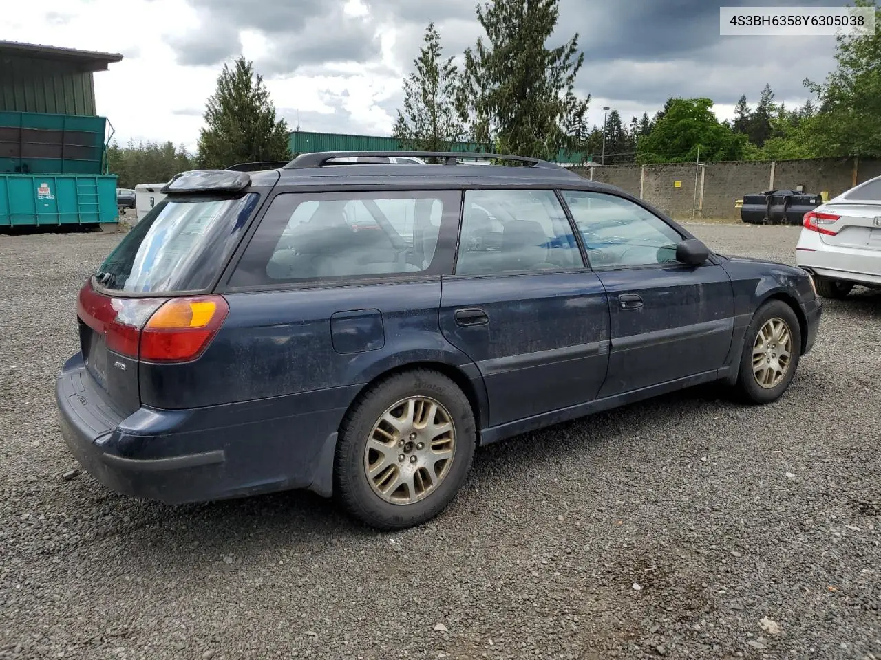 2000 Subaru Legacy L VIN: 4S3BH6358Y6305038 Lot: 56010605