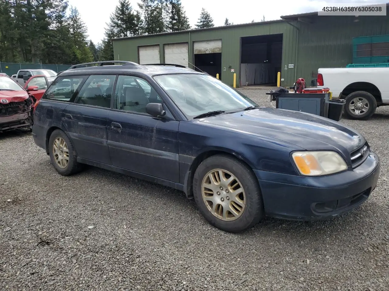 2000 Subaru Legacy L VIN: 4S3BH6358Y6305038 Lot: 56010605