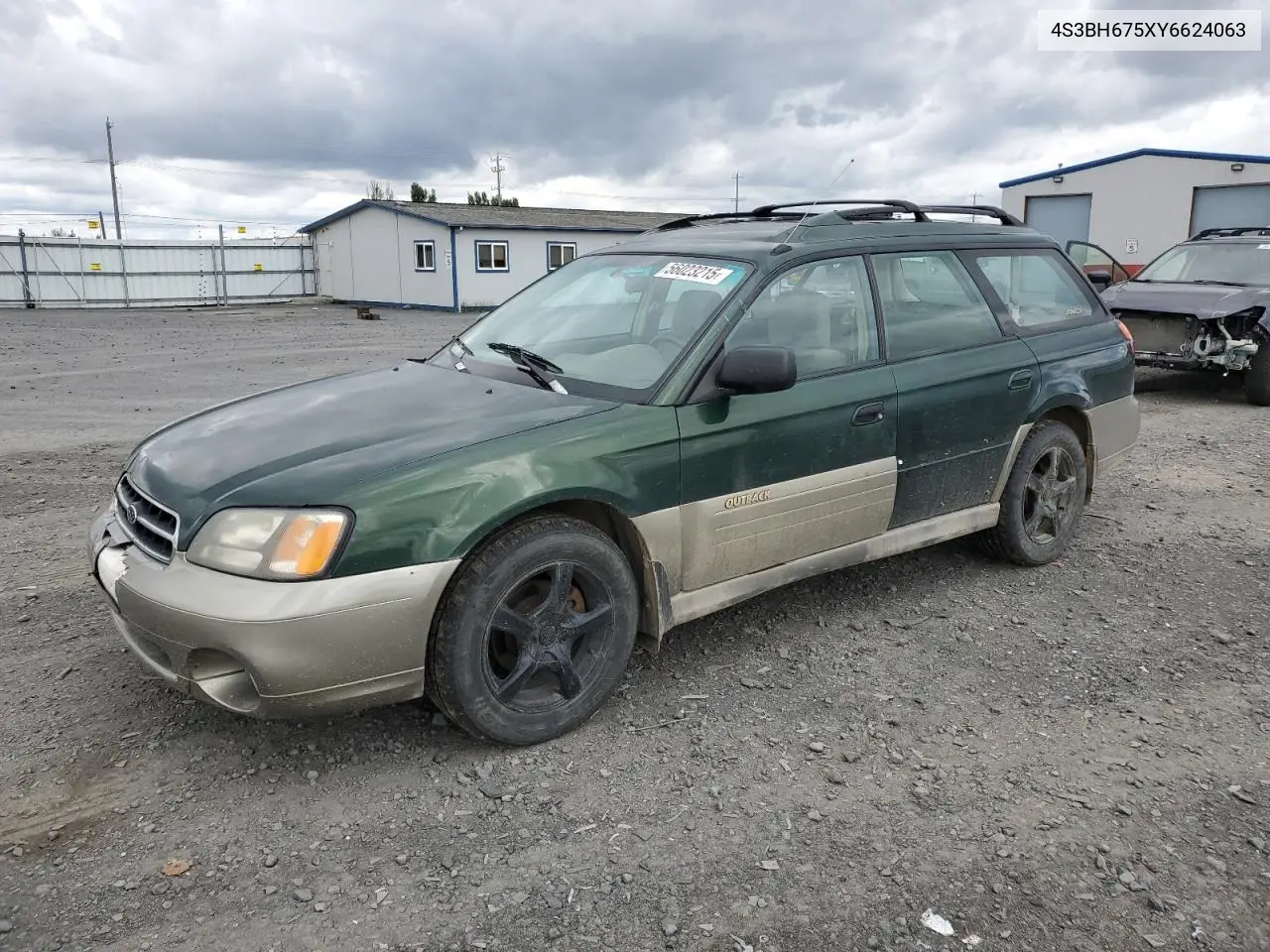 2000 Subaru Legacy Outback Awp VIN: 4S3BH675XY6624063 Lot: 56023215