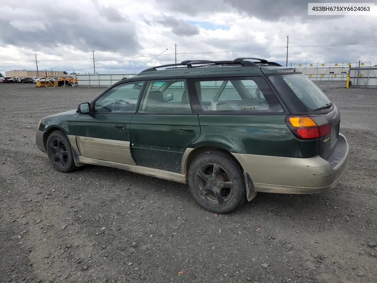 2000 Subaru Legacy Outback Awp VIN: 4S3BH675XY6624063 Lot: 56023215