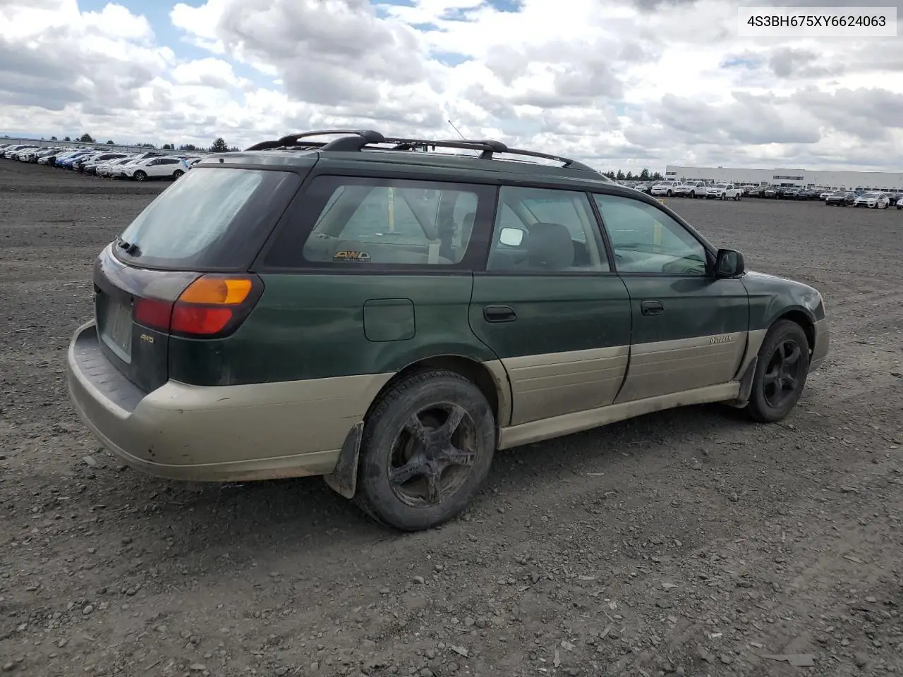 2000 Subaru Legacy Outback Awp VIN: 4S3BH675XY6624063 Lot: 56023215