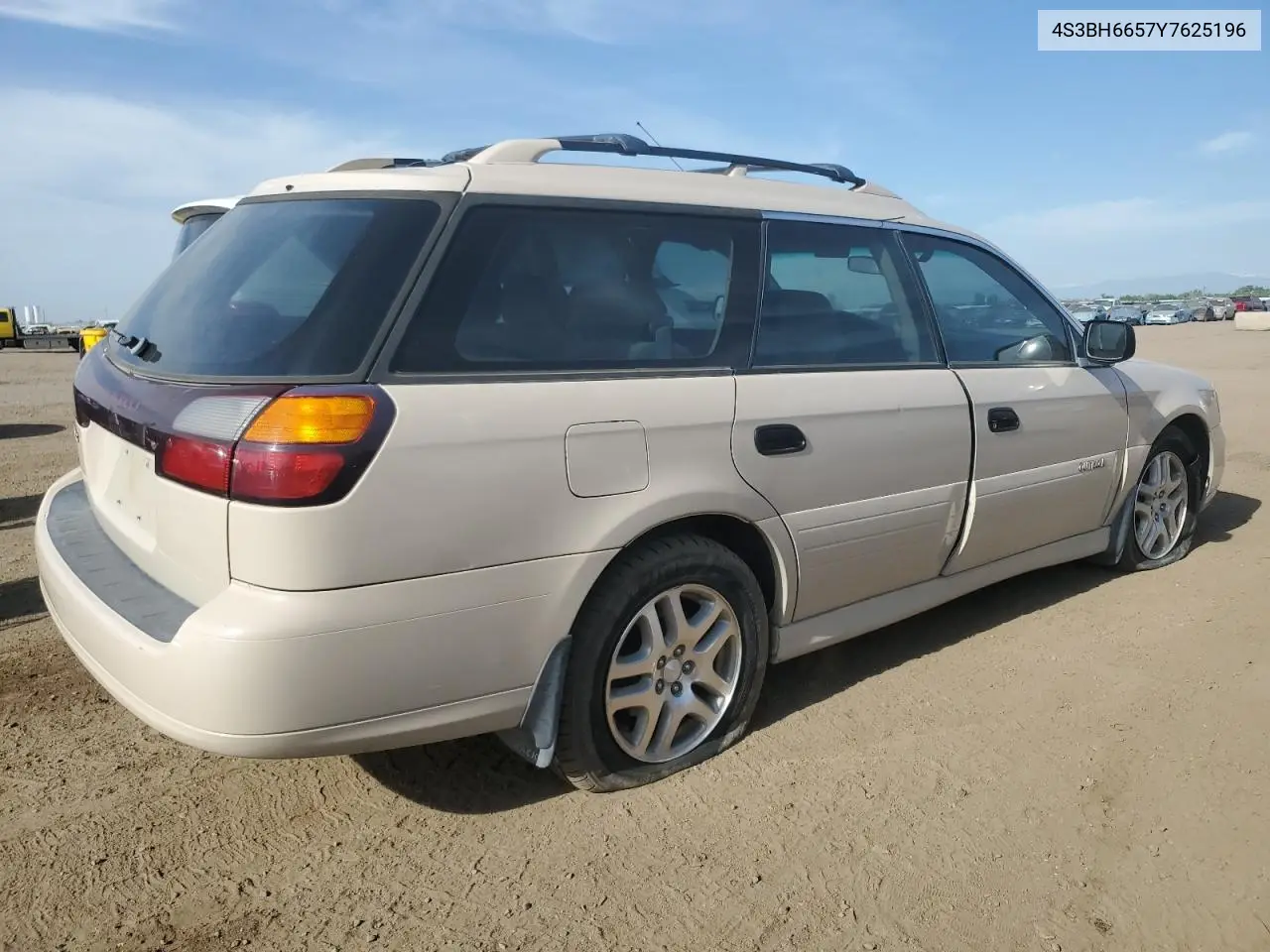 2000 Subaru Legacy Outback VIN: 4S3BH6657Y7625196 Lot: 57710375