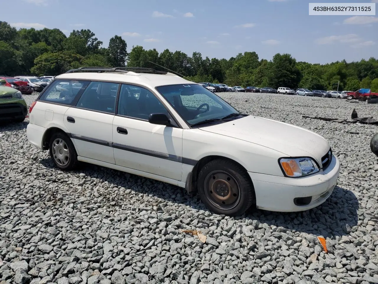 2000 Subaru Legacy L VIN: 4S3BH6352Y7311525 Lot: 58557665