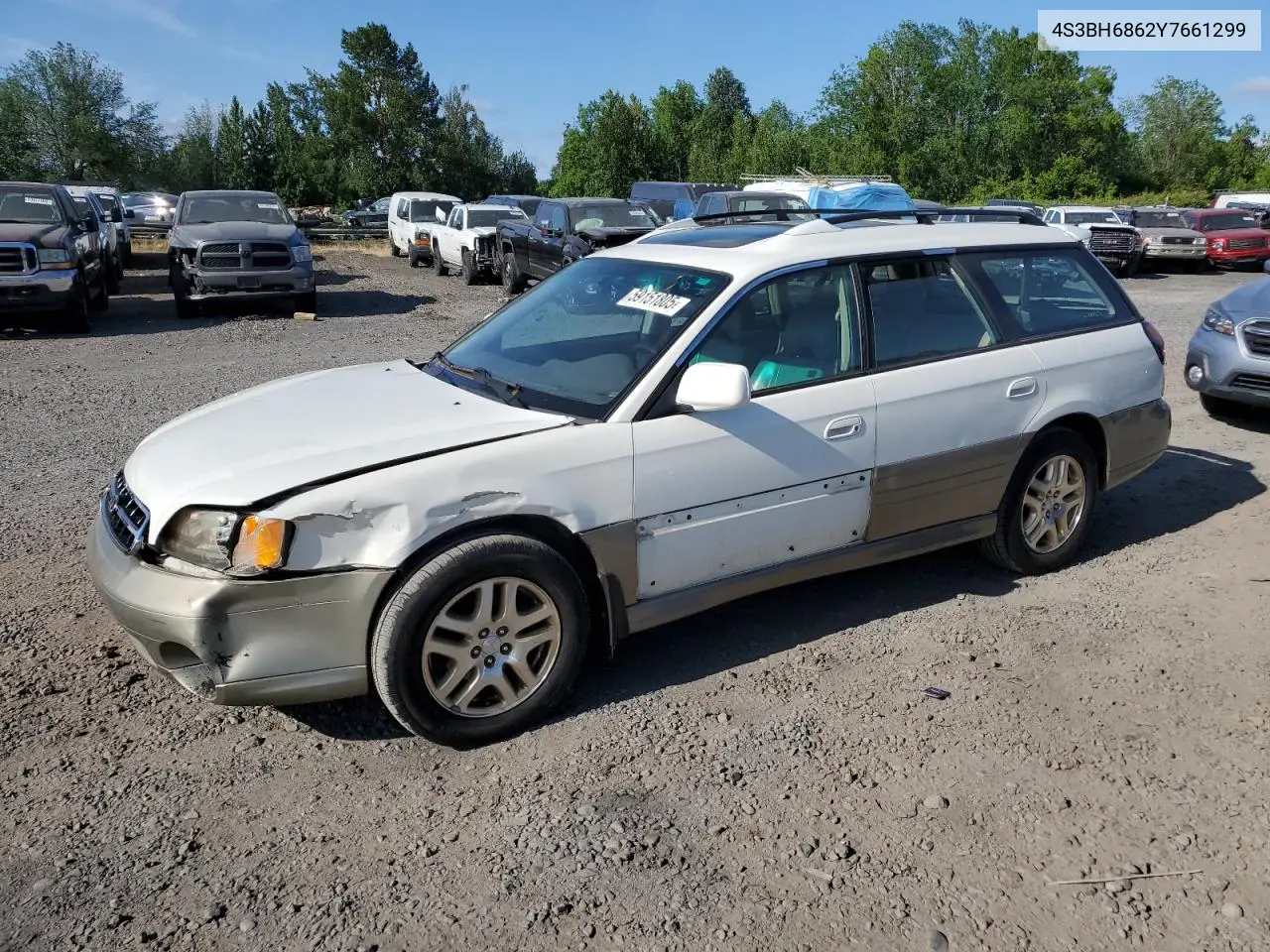 2000 Subaru Legacy Outback Limited VIN: 4S3BH6862Y7661299 Lot: 59151805
