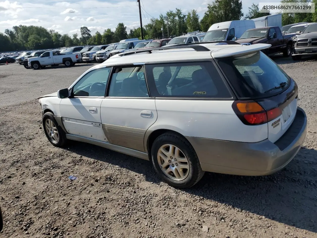 2000 Subaru Legacy Outback Limited VIN: 4S3BH6862Y7661299 Lot: 59151805