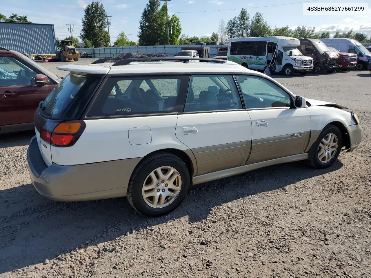 2000 Subaru Legacy Outback Limited VIN: 4S3BH6862Y7661299 Lot: 59151805