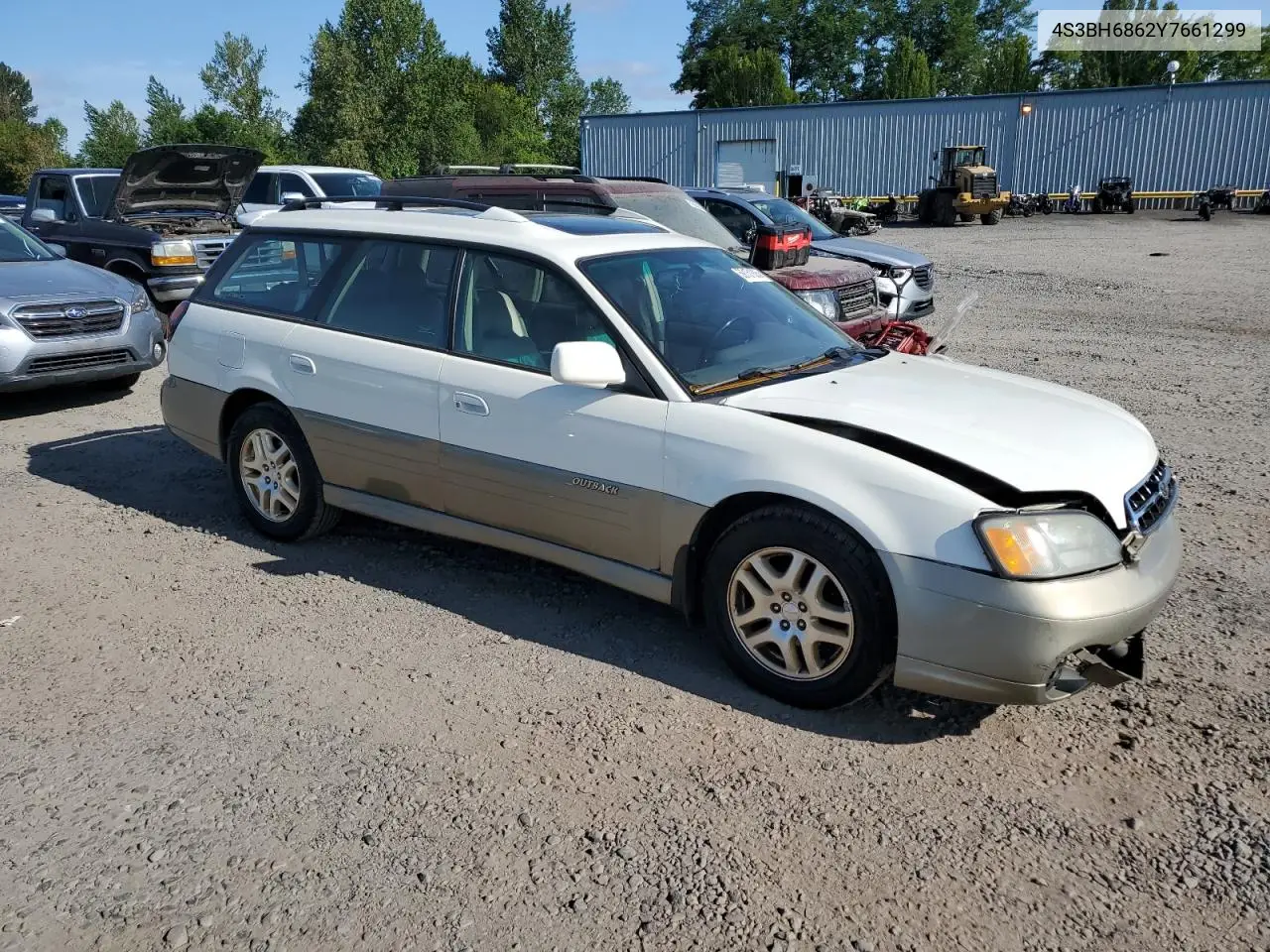2000 Subaru Legacy Outback Limited VIN: 4S3BH6862Y7661299 Lot: 59151805