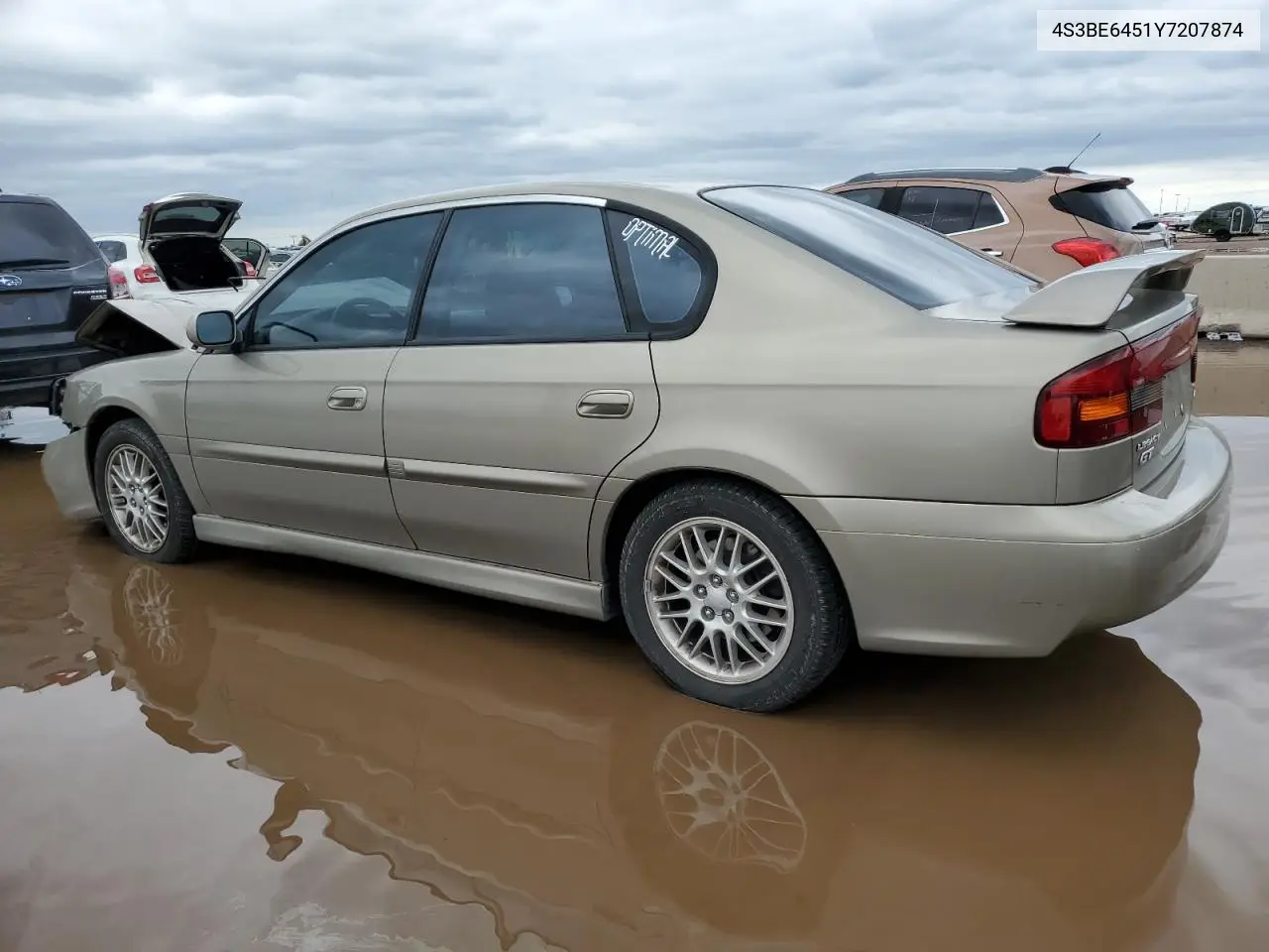 2000 Subaru Legacy Gt VIN: 4S3BE6451Y7207874 Lot: 59583325