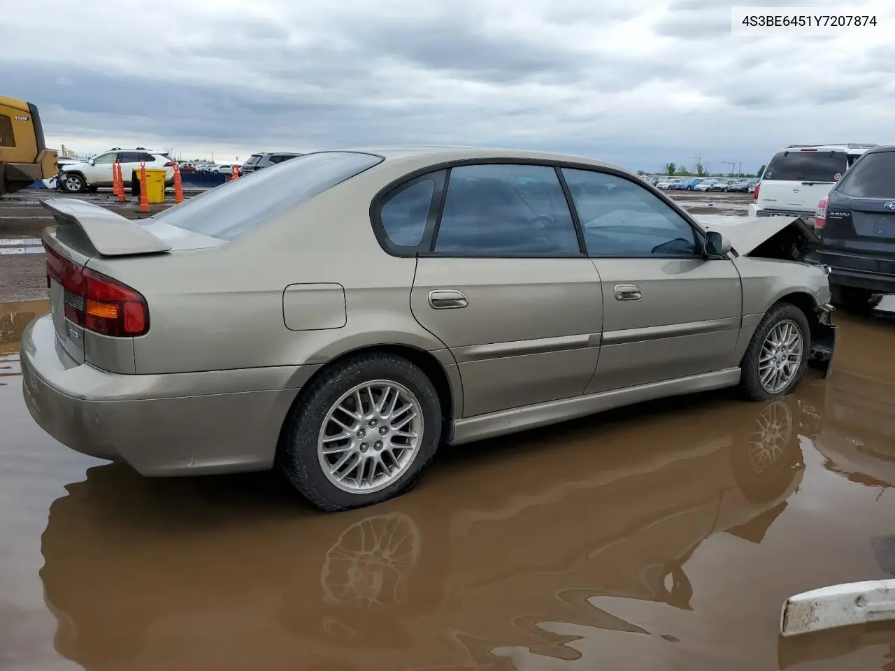 2000 Subaru Legacy Gt VIN: 4S3BE6451Y7207874 Lot: 59583325