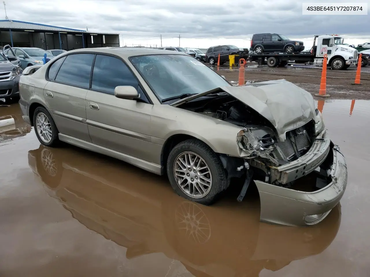 2000 Subaru Legacy Gt VIN: 4S3BE6451Y7207874 Lot: 59583325