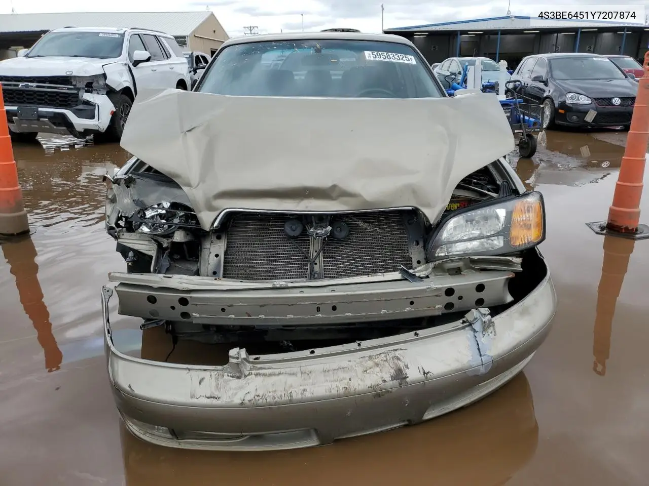 2000 Subaru Legacy Gt VIN: 4S3BE6451Y7207874 Lot: 59583325