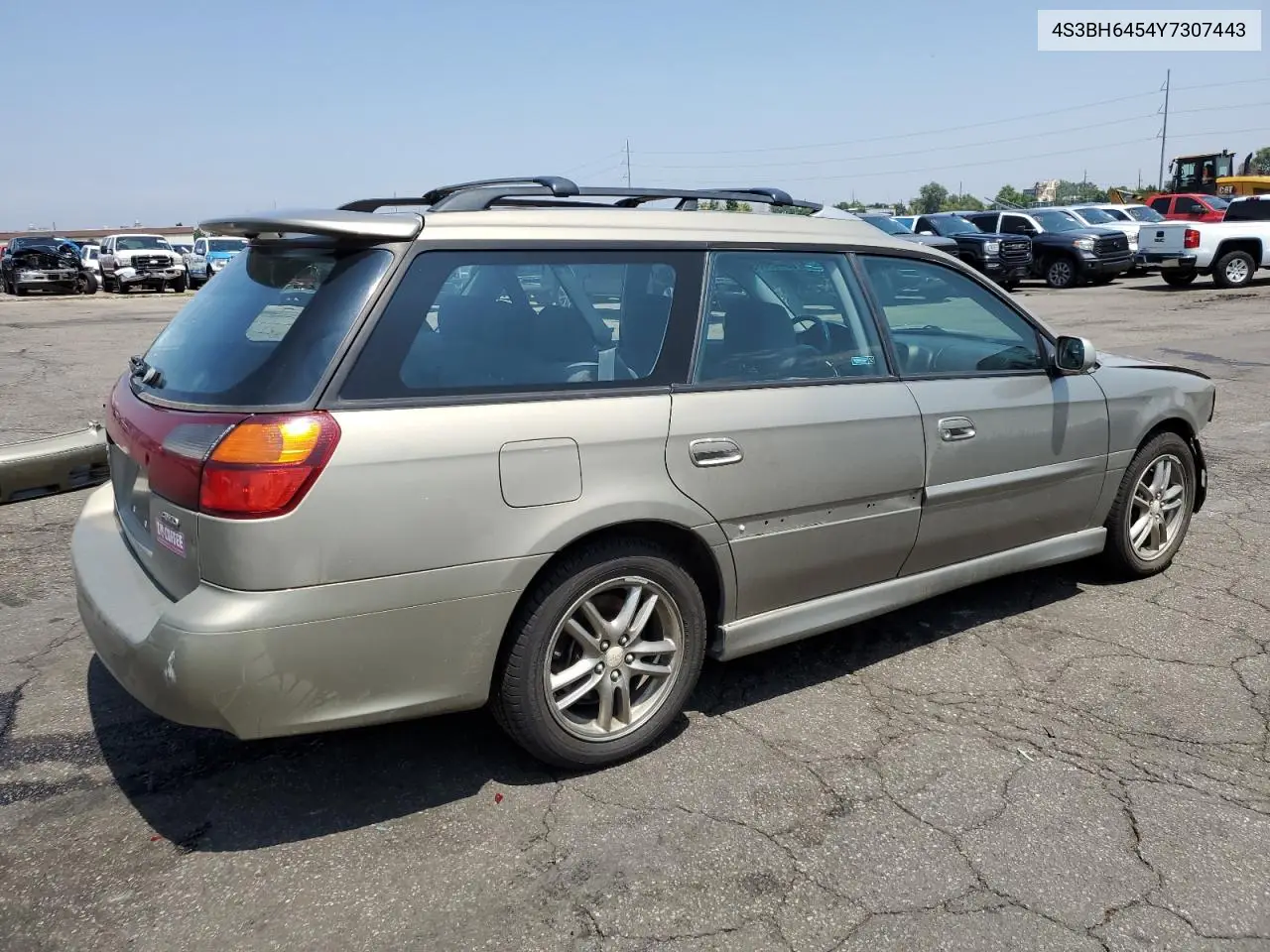 2000 Subaru Legacy Gt VIN: 4S3BH6454Y7307443 Lot: 65440685