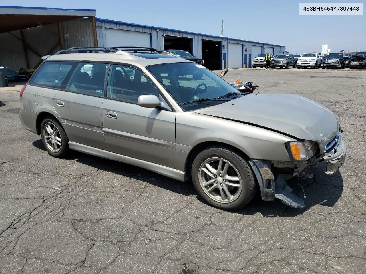 2000 Subaru Legacy Gt VIN: 4S3BH6454Y7307443 Lot: 65440685