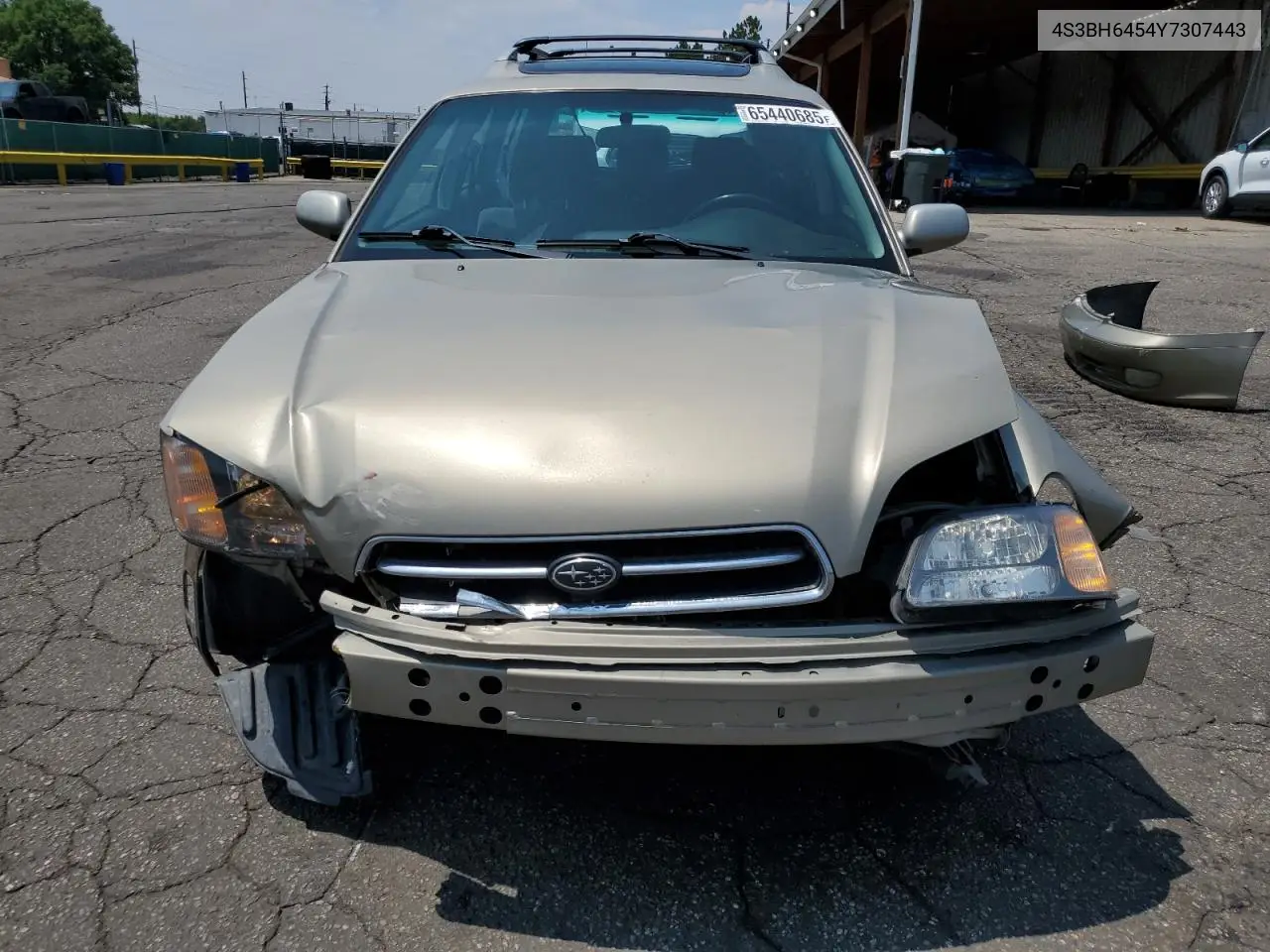2000 Subaru Legacy Gt VIN: 4S3BH6454Y7307443 Lot: 65440685