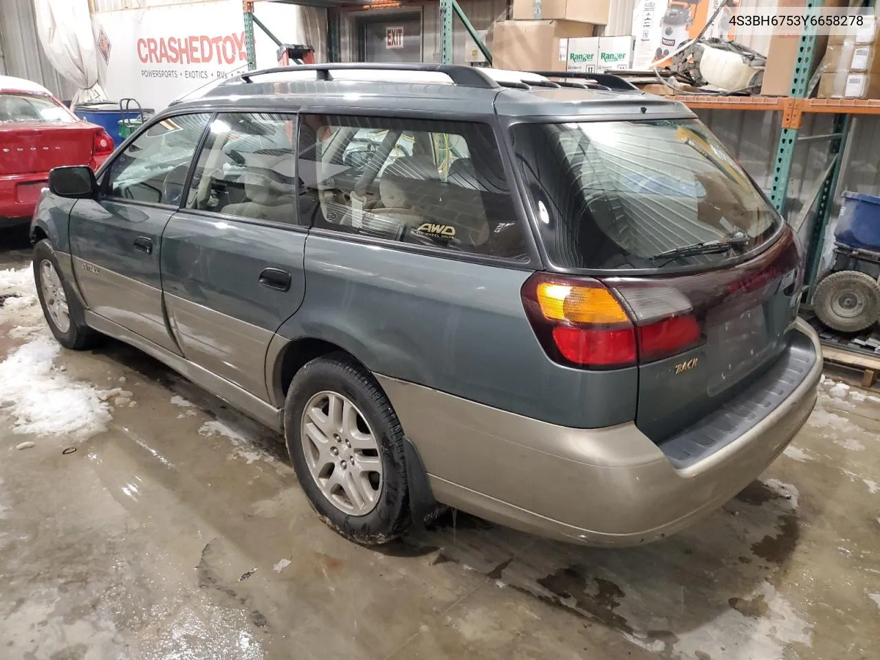 2000 Subaru Legacy Outback Awp VIN: 4S3BH6753Y6658278 Lot: 82895774