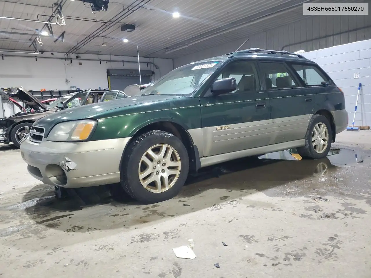 2001 Subaru Legacy Outback VIN: 4S3BH665017650270 Lot: 43020525