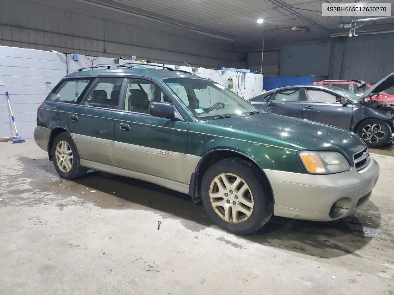 2001 Subaru Legacy Outback VIN: 4S3BH665017650270 Lot: 43020525
