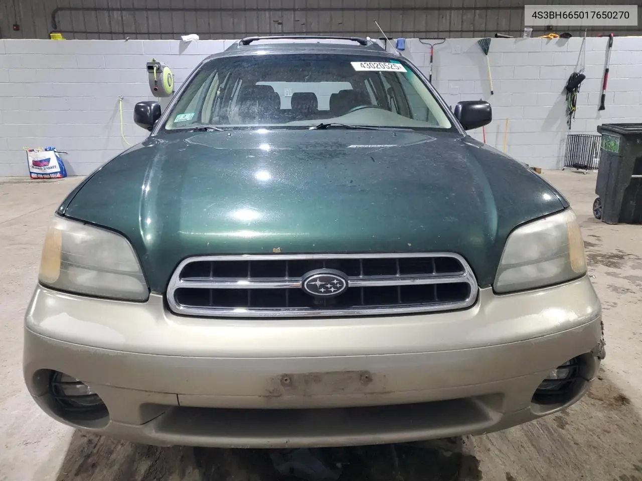 2001 Subaru Legacy Outback VIN: 4S3BH665017650270 Lot: 43020525