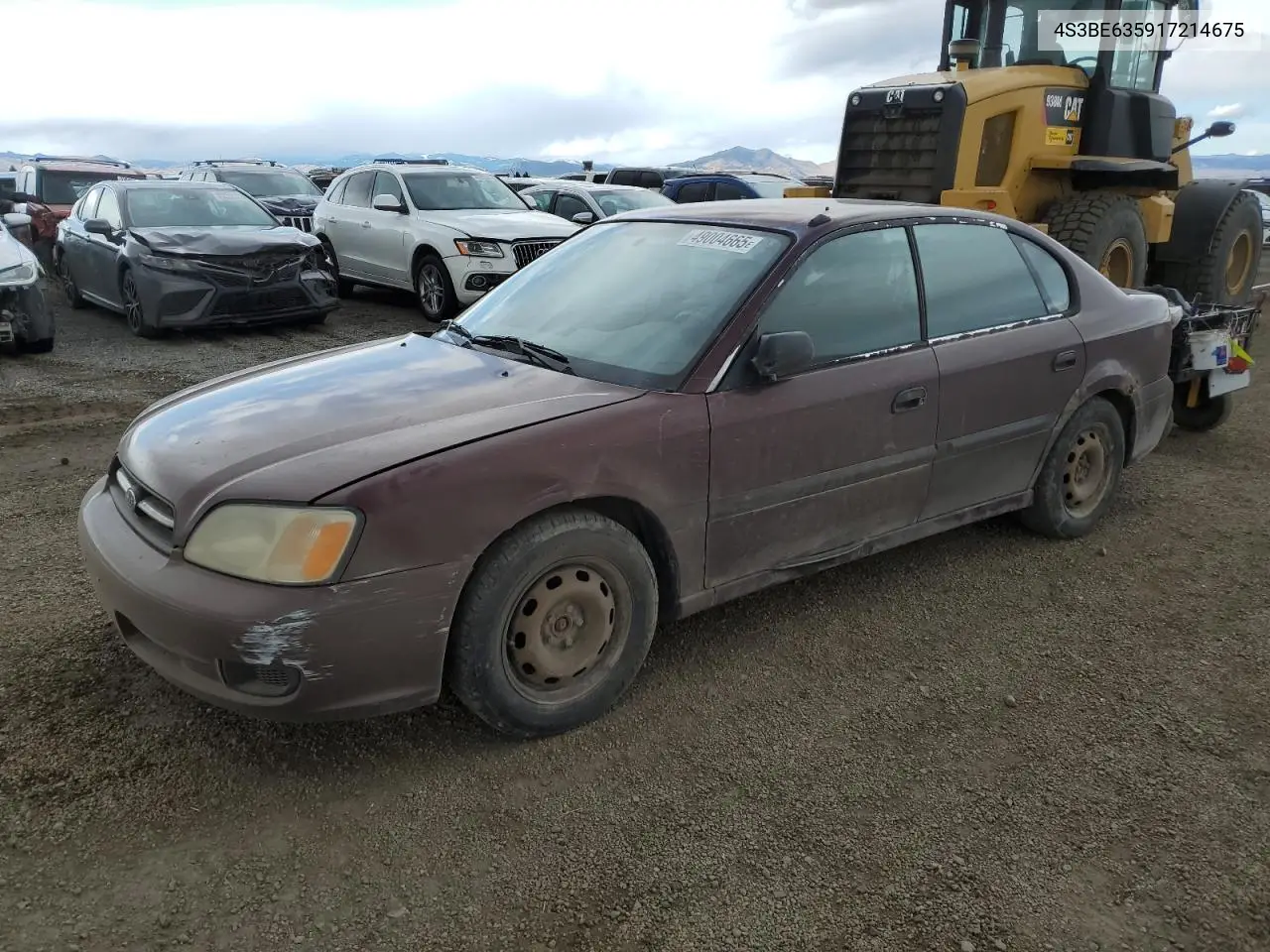 2001 Subaru Legacy L VIN: 4S3BE635917214675 Lot: 49004665