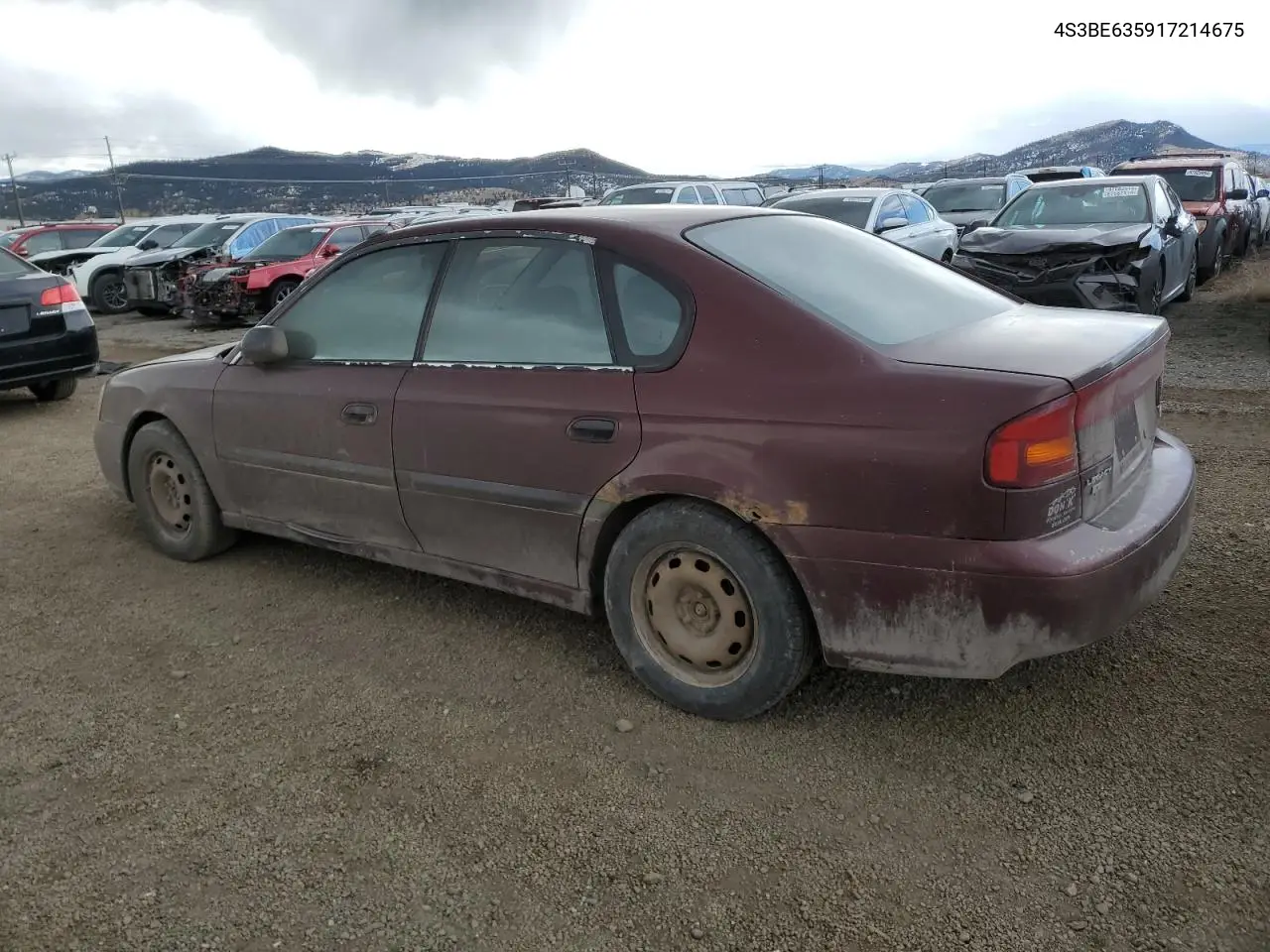 2001 Subaru Legacy L VIN: 4S3BE635917214675 Lot: 49004665