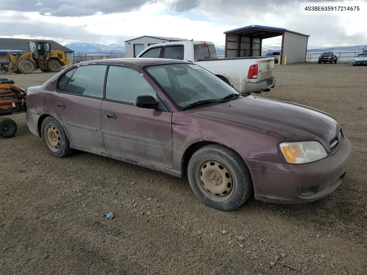 2001 Subaru Legacy L VIN: 4S3BE635917214675 Lot: 49004665