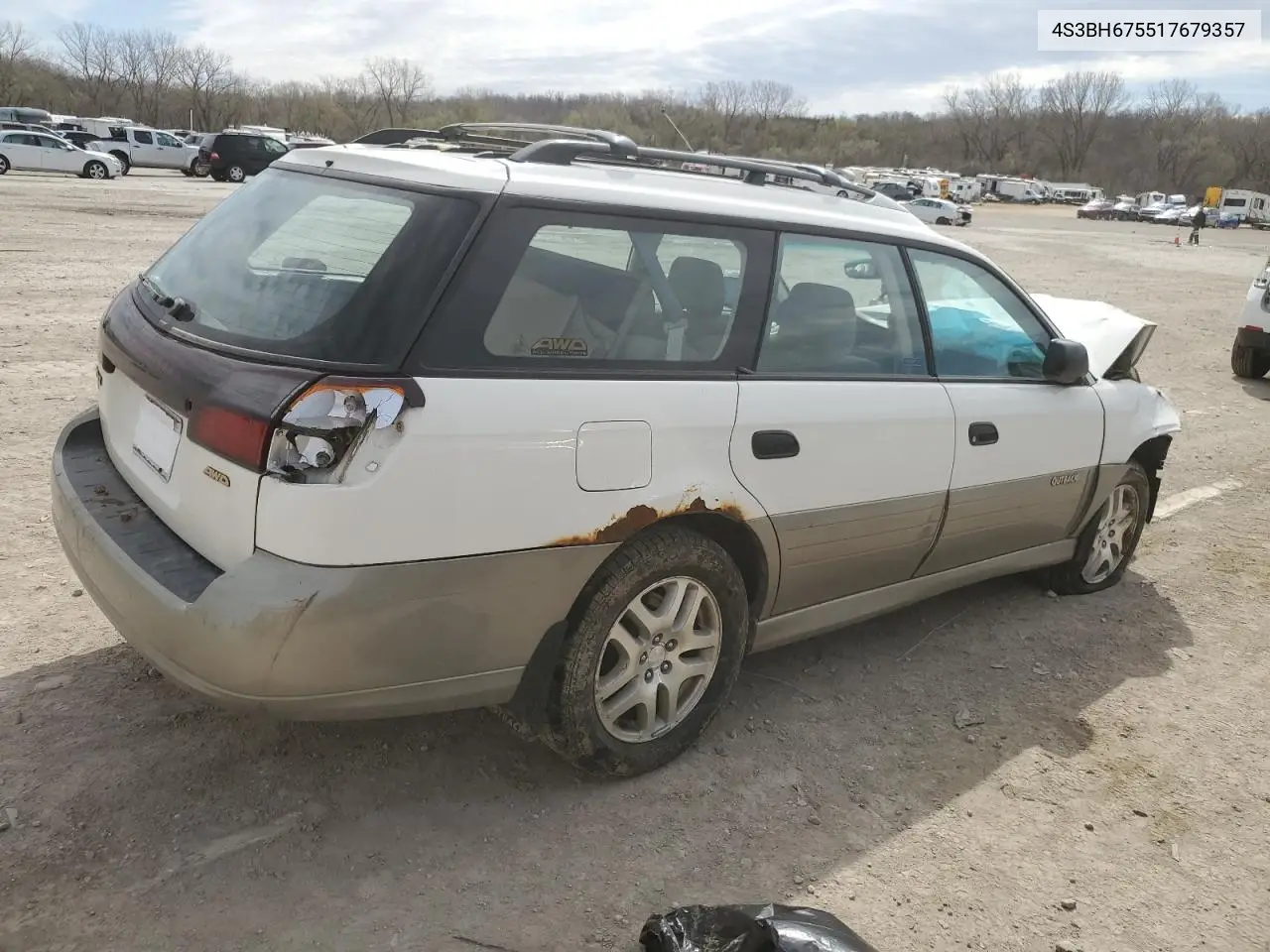 2001 Subaru Legacy Outback Awp VIN: 4S3BH675517679357 Lot: 50200595