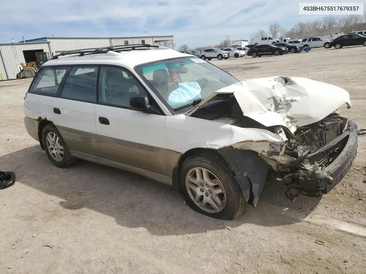 2001 Subaru Legacy Outback Awp VIN: 4S3BH675517679357 Lot: 50200595