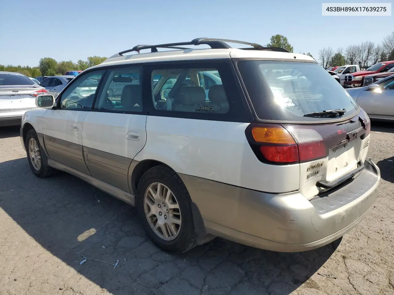 2001 Subaru Legacy Outback H6 3.0 Vdc VIN: 4S3BH896X17639275 Lot: 53428745