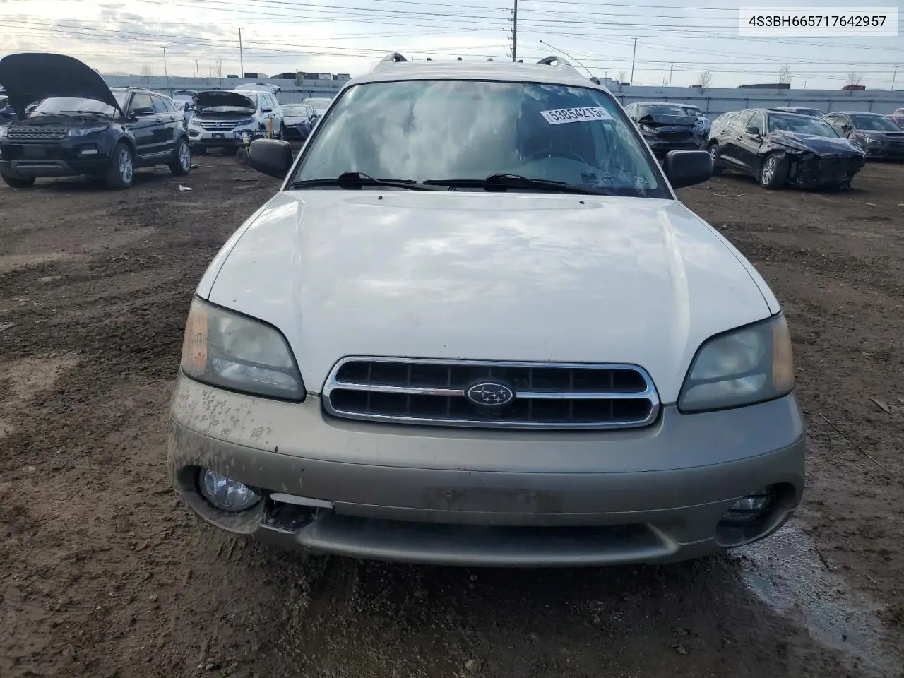 2001 Subaru Legacy Outback VIN: 4S3BH665717642957 Lot: 53854215