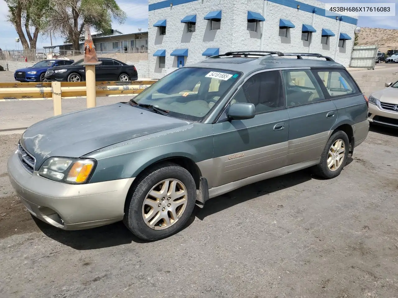 2001 Subaru Legacy Outback Limited VIN: 4S3BH686X17616083 Lot: 54181885