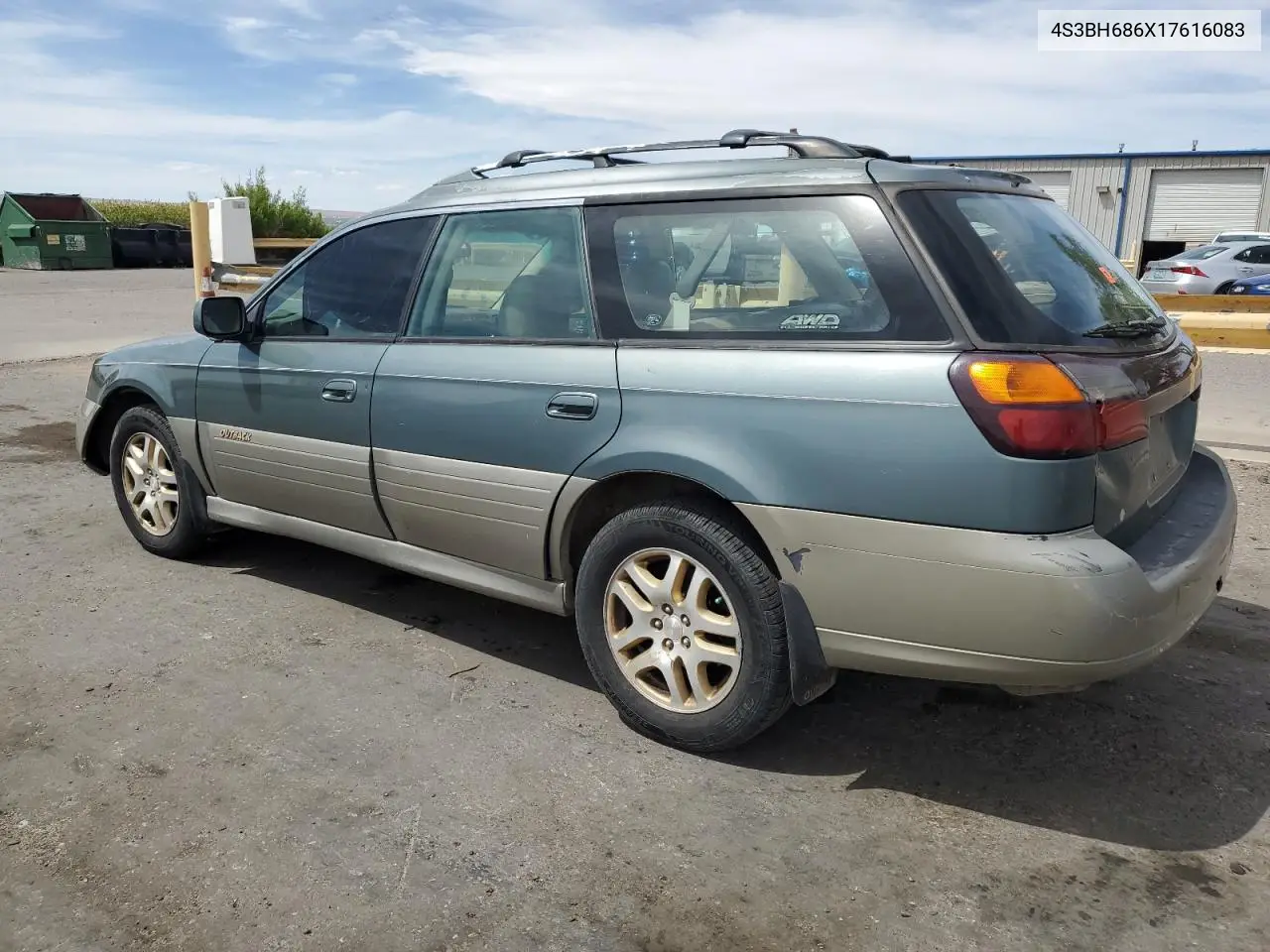 2001 Subaru Legacy Outback Limited VIN: 4S3BH686X17616083 Lot: 54181885
