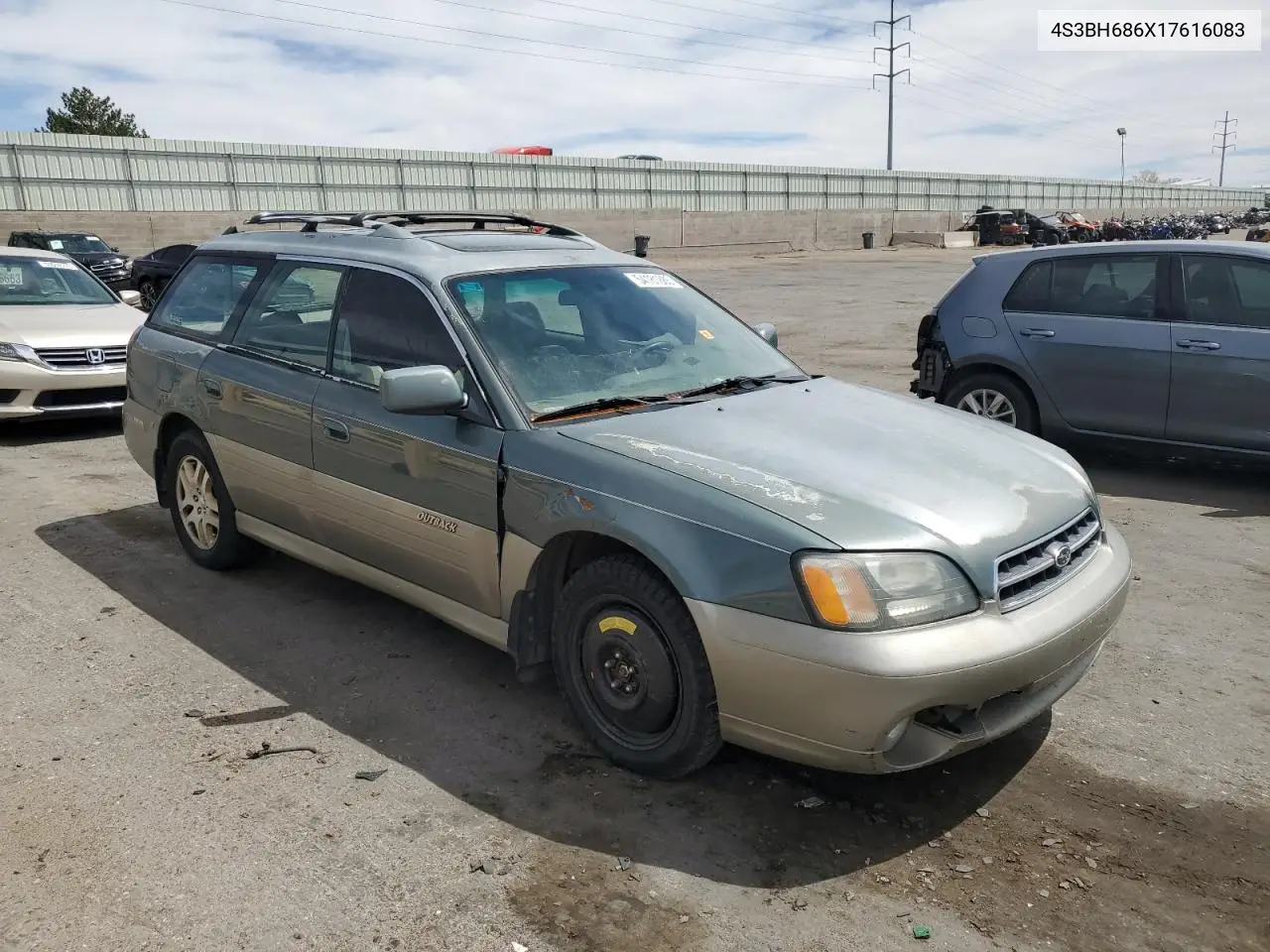 2001 Subaru Legacy Outback Limited VIN: 4S3BH686X17616083 Lot: 54181885
