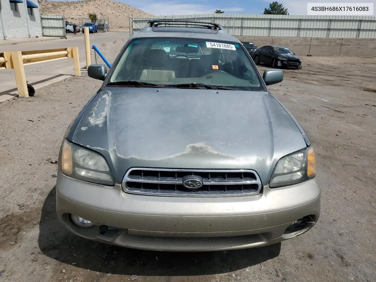 2001 Subaru Legacy Outback Limited VIN: 4S3BH686X17616083 Lot: 54181885