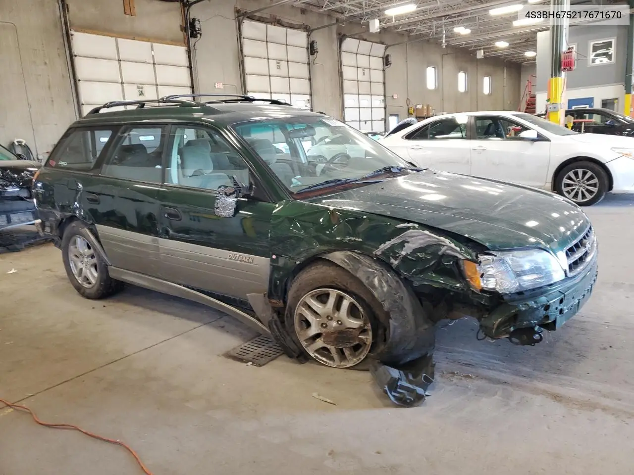 2001 Subaru Legacy Outback Awp VIN: 4S3BH675217671670 Lot: 56286775