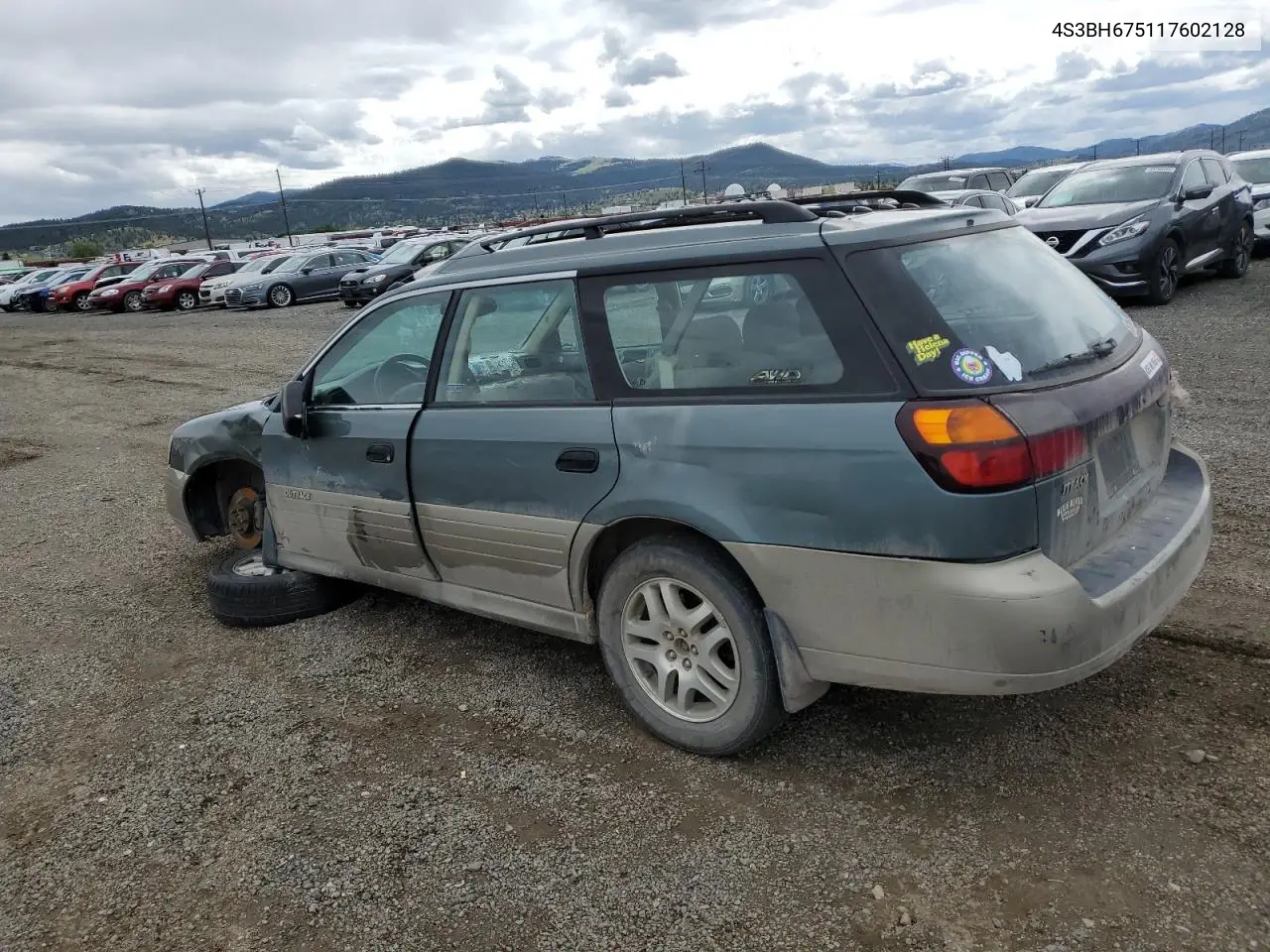 2001 Subaru Legacy Outback Awp VIN: 4S3BH675117602128 Lot: 56932295