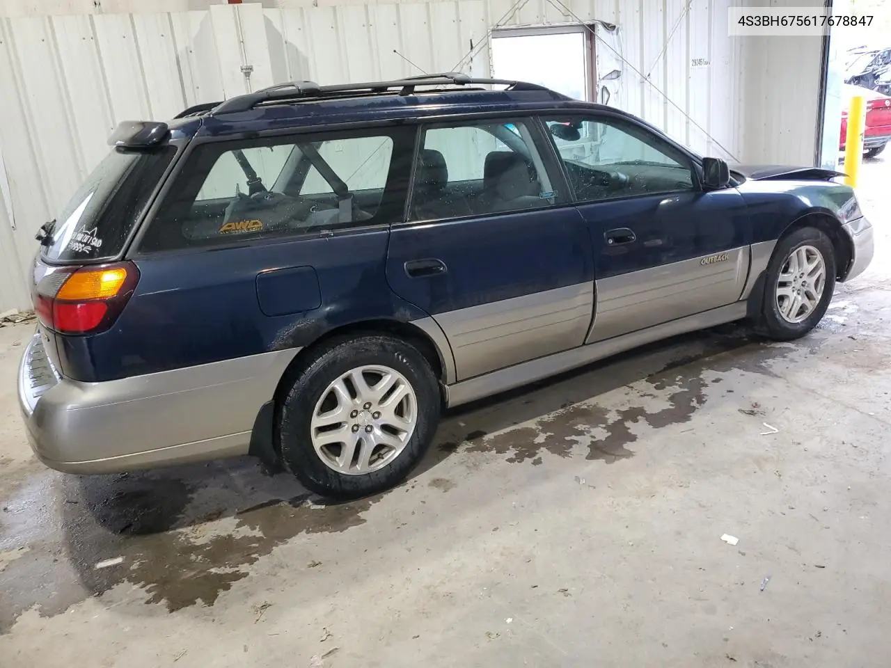 2001 Subaru Legacy Outback Awp VIN: 4S3BH675617678847 Lot: 57560975