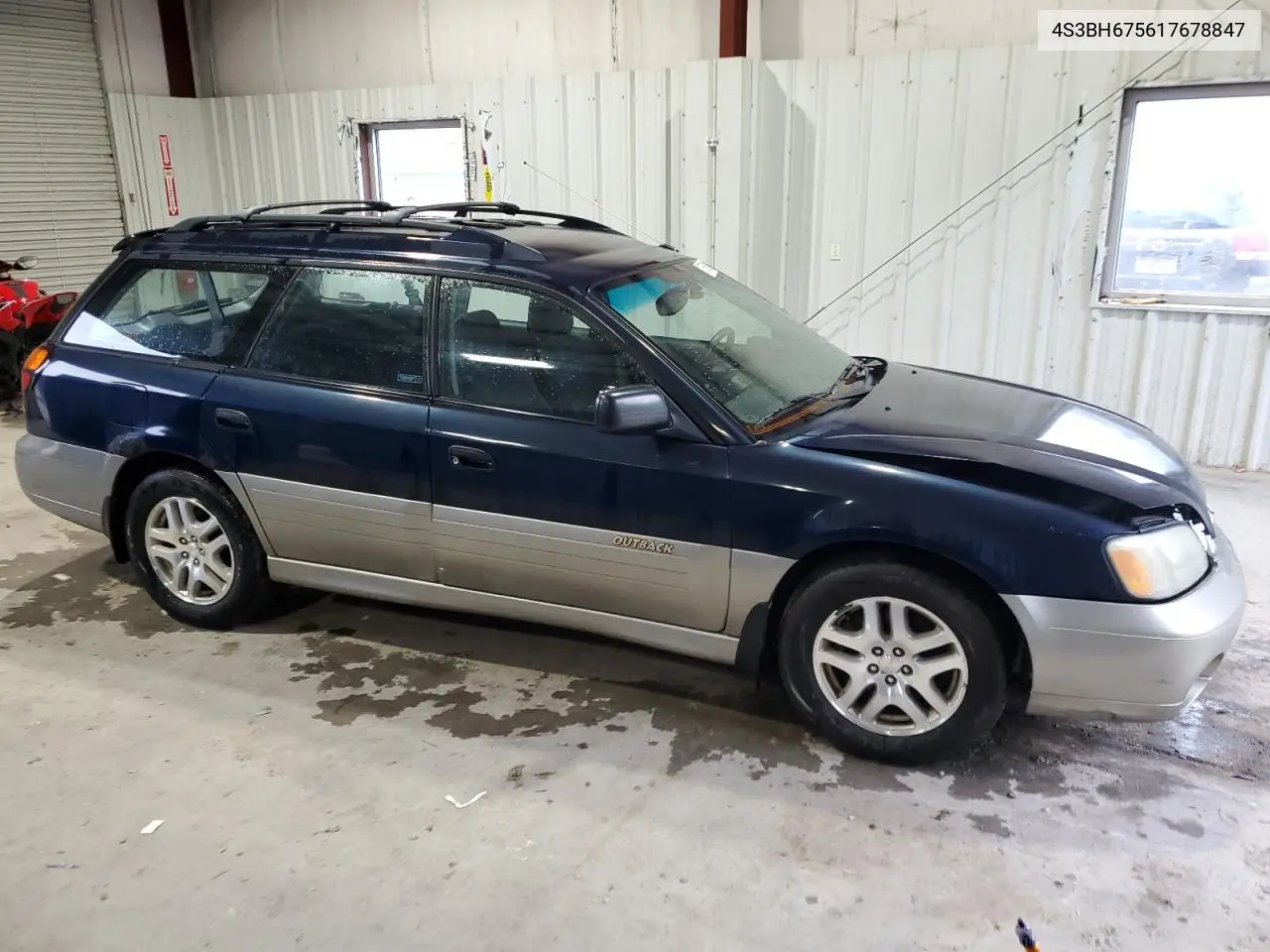2001 Subaru Legacy Outback Awp VIN: 4S3BH675617678847 Lot: 57560975