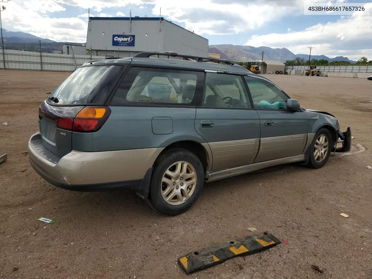 2001 Subaru Legacy Outback Limited VIN: 4S3BH686617657326 Lot: 57578275