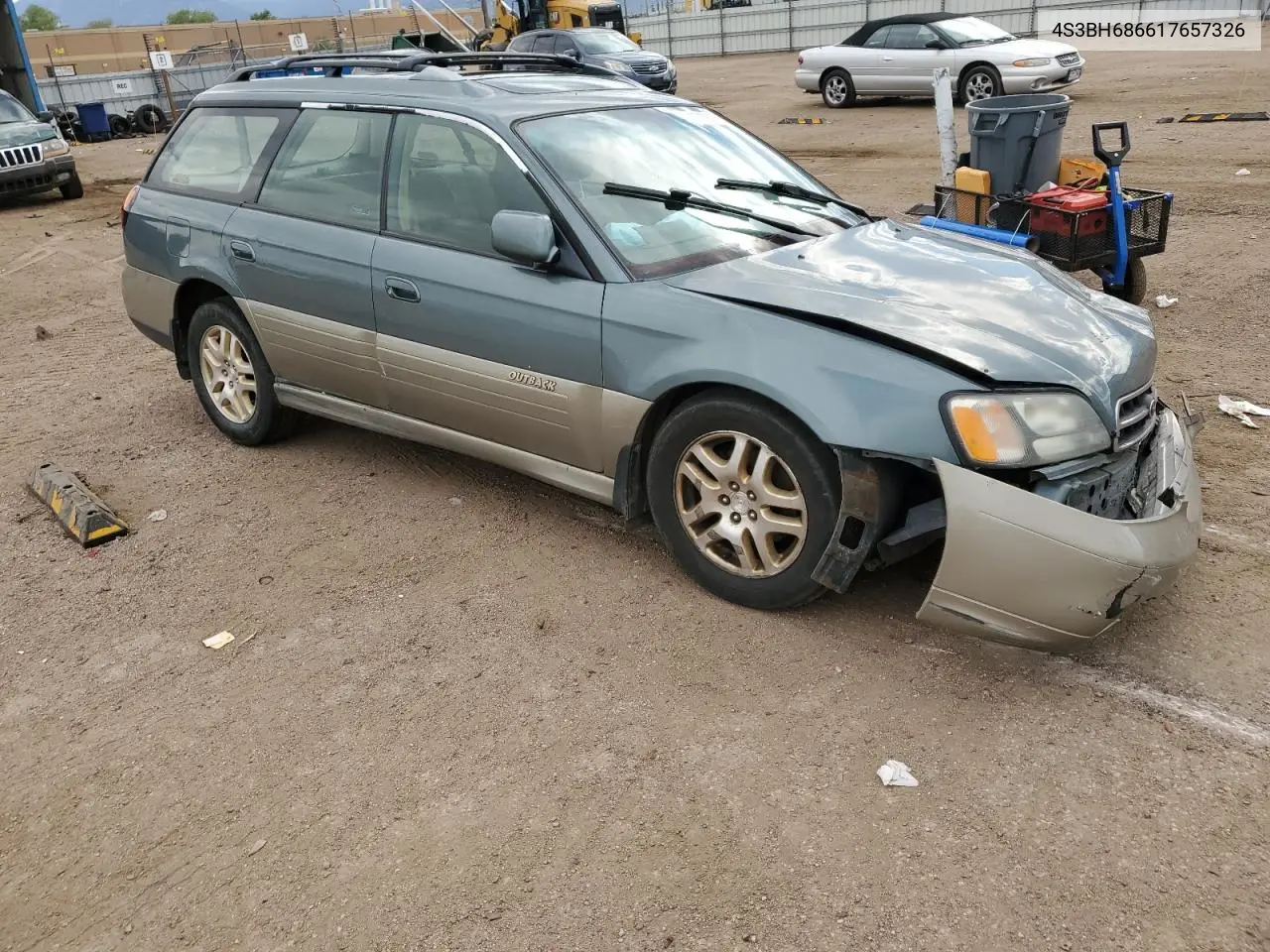 2001 Subaru Legacy Outback Limited VIN: 4S3BH686617657326 Lot: 57578275