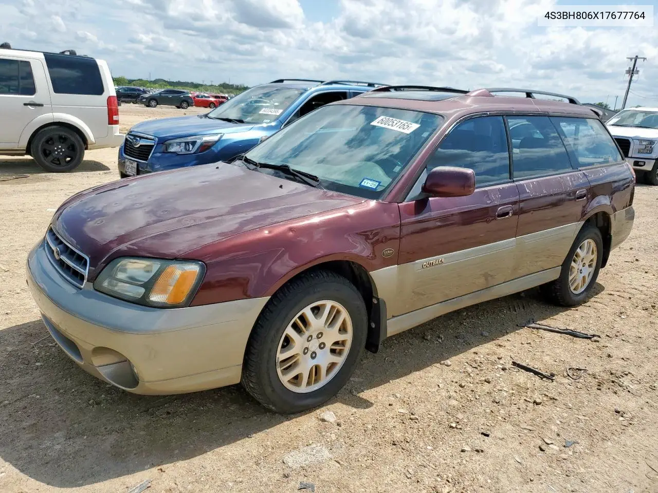 2001 Subaru Legacy Outback H6 3.0 Ll Bean VIN: 4S3BH806X17677764 Lot: 60053165