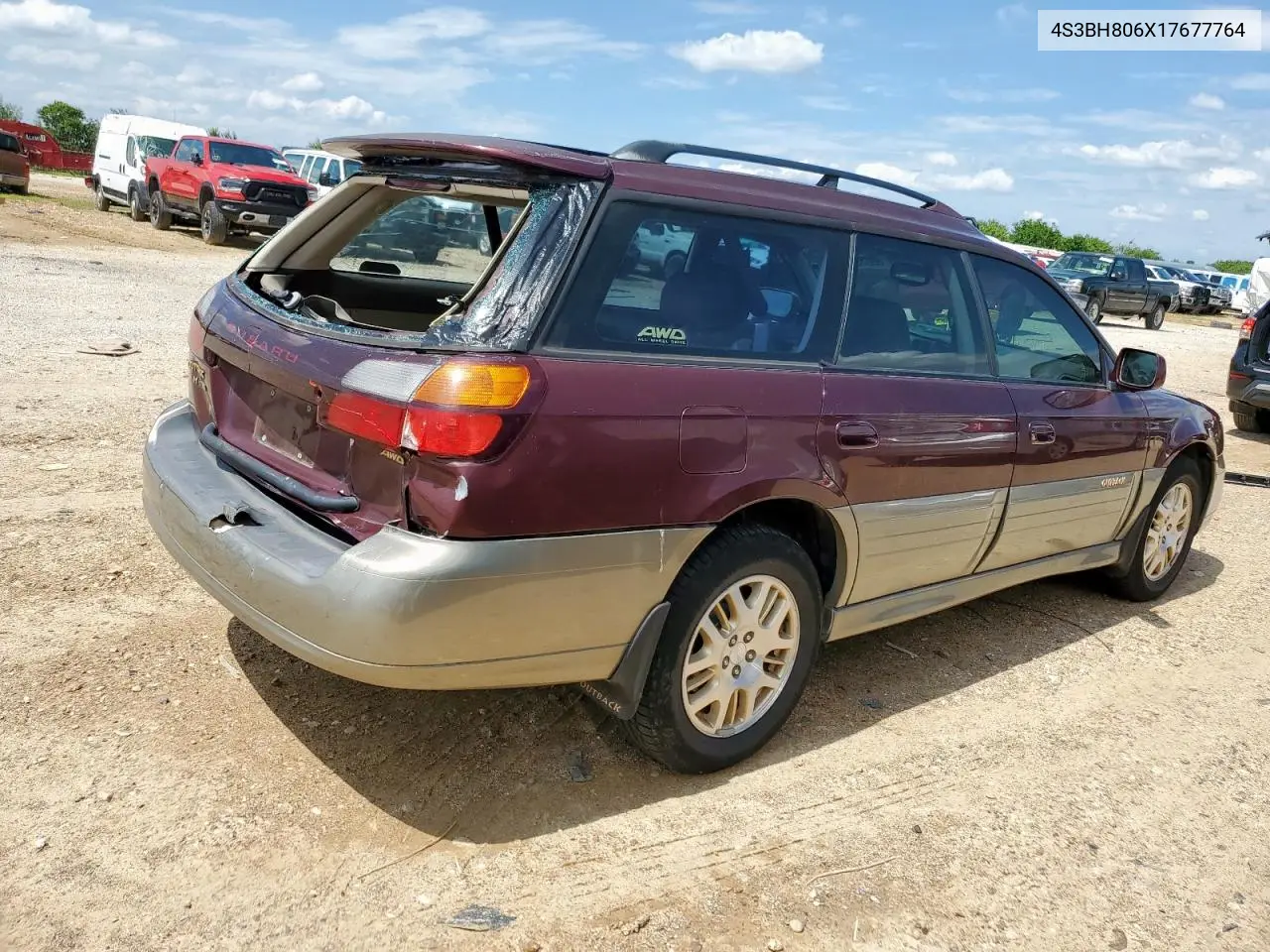 2001 Subaru Legacy Outback H6 3.0 Ll Bean VIN: 4S3BH806X17677764 Lot: 60053165