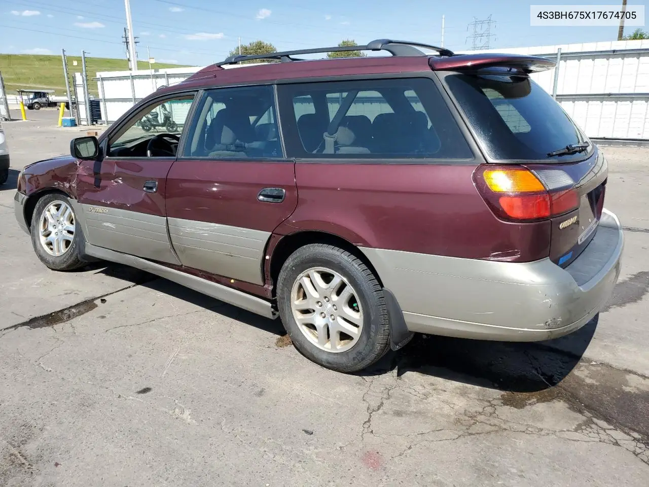 2001 Subaru Legacy Outback Awp VIN: 4S3BH675X17674705 Lot: 61217435