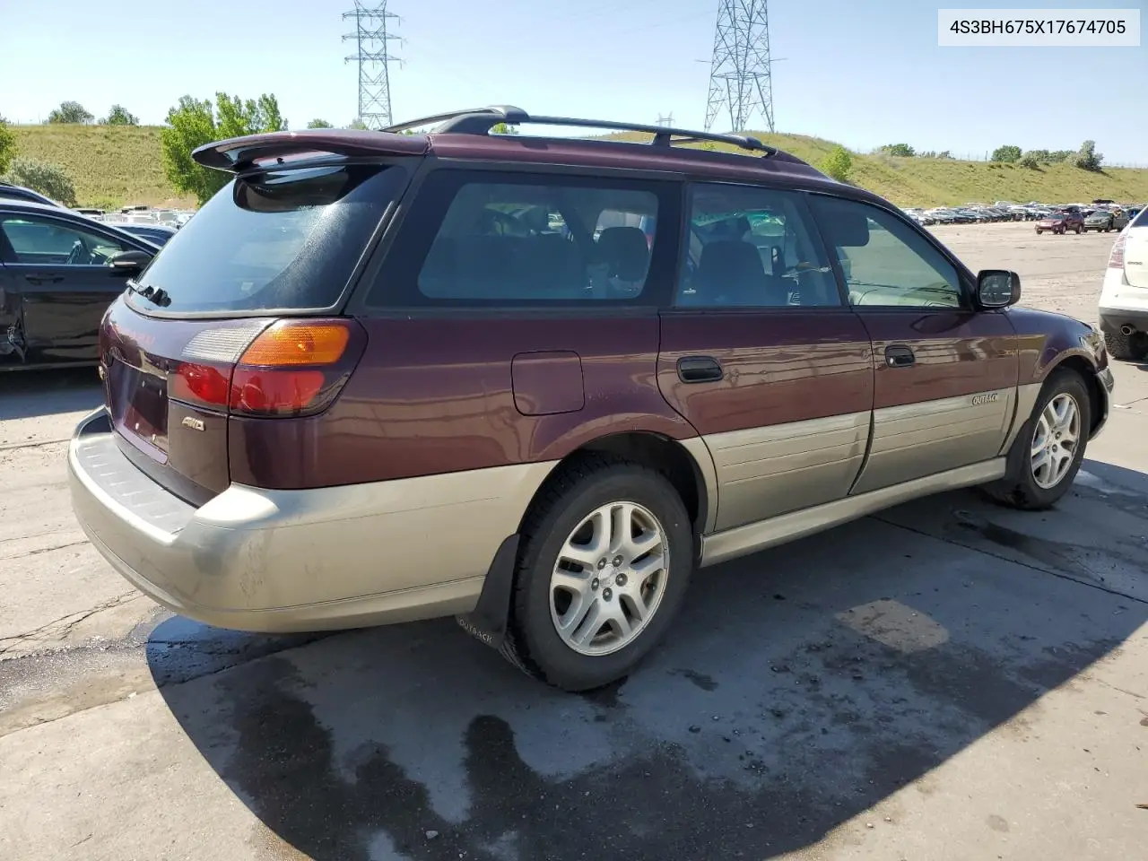 2001 Subaru Legacy Outback Awp VIN: 4S3BH675X17674705 Lot: 61217435