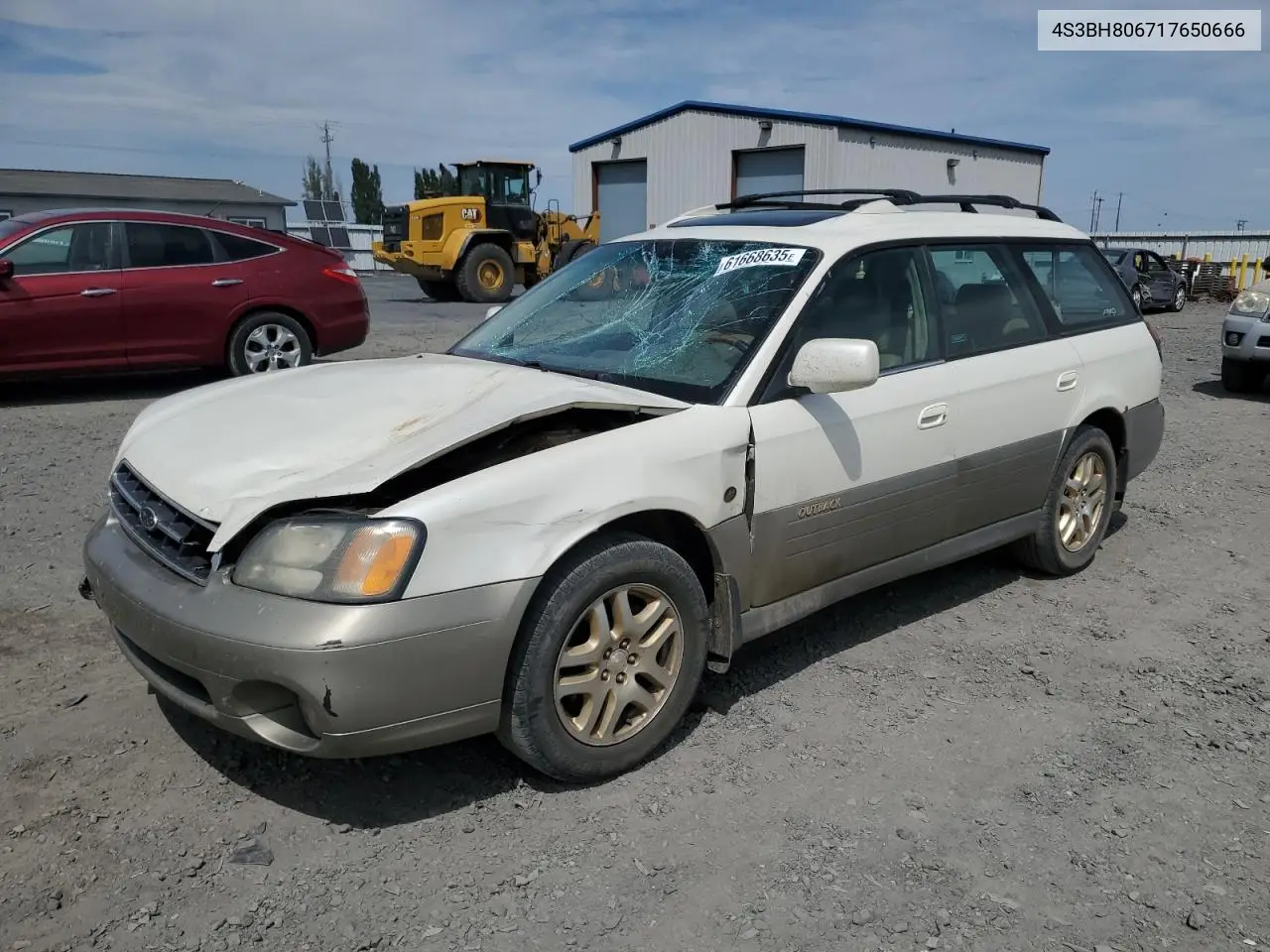 2001 Subaru Legacy Outback H6 3.0 Ll Bean VIN: 4S3BH806717650666 Lot: 61668635