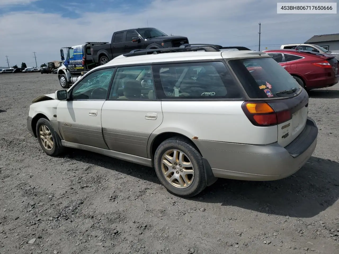 2001 Subaru Legacy Outback H6 3.0 Ll Bean VIN: 4S3BH806717650666 Lot: 61668635