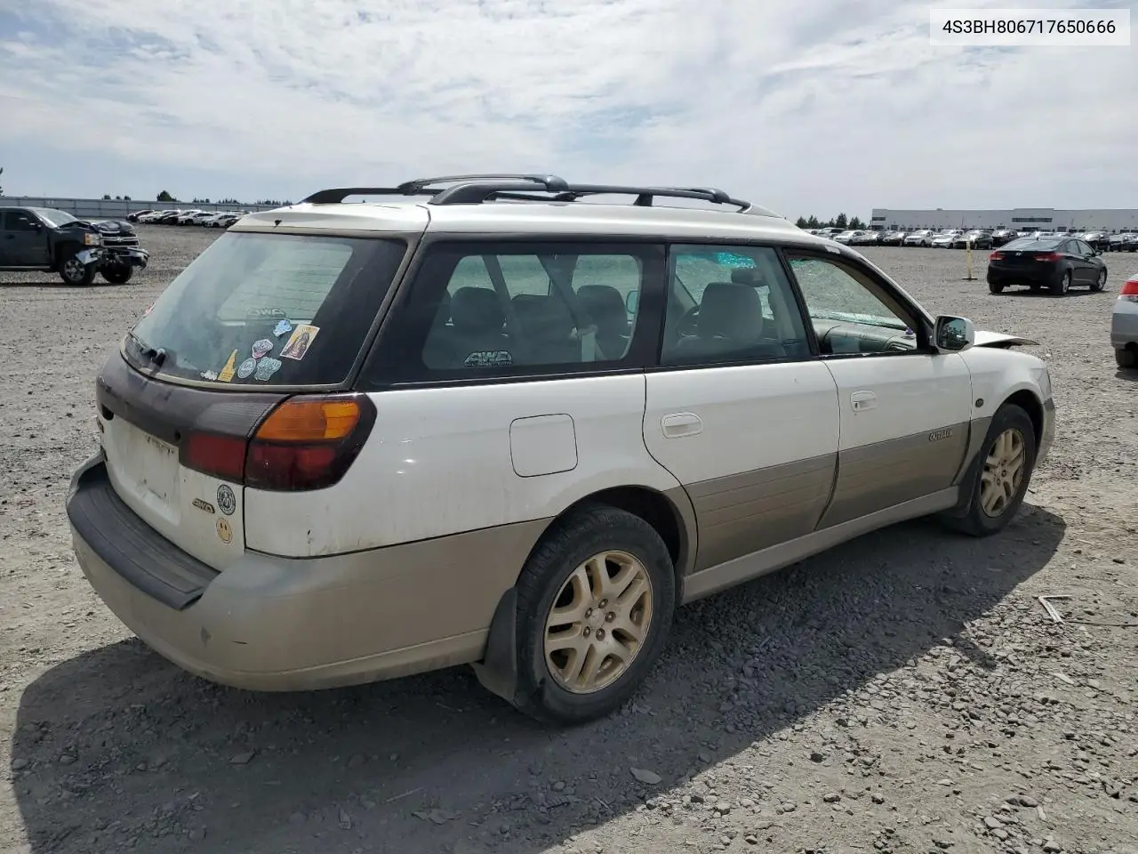 2001 Subaru Legacy Outback H6 3.0 Ll Bean VIN: 4S3BH806717650666 Lot: 61668635