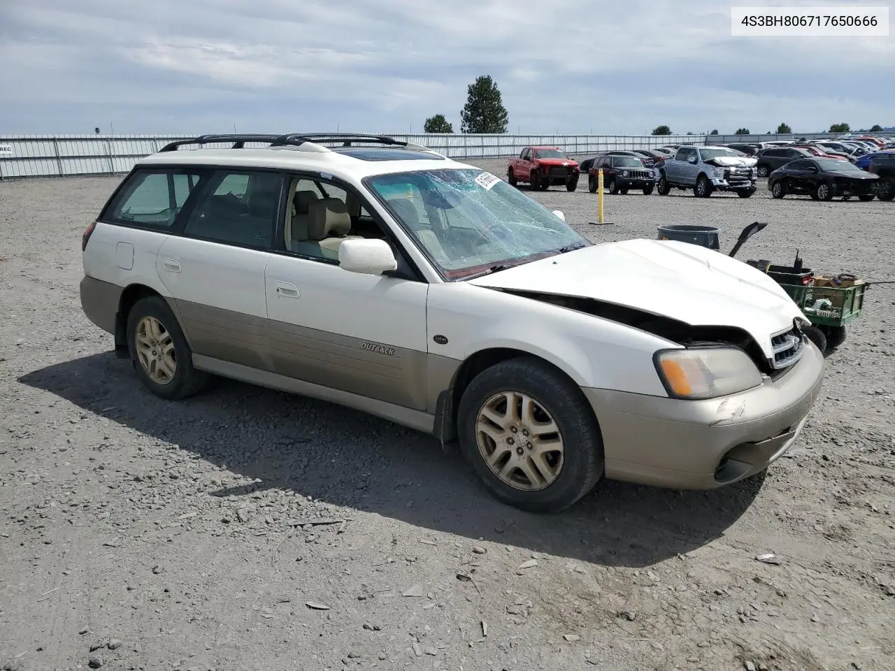 2001 Subaru Legacy Outback H6 3.0 Ll Bean VIN: 4S3BH806717650666 Lot: 61668635
