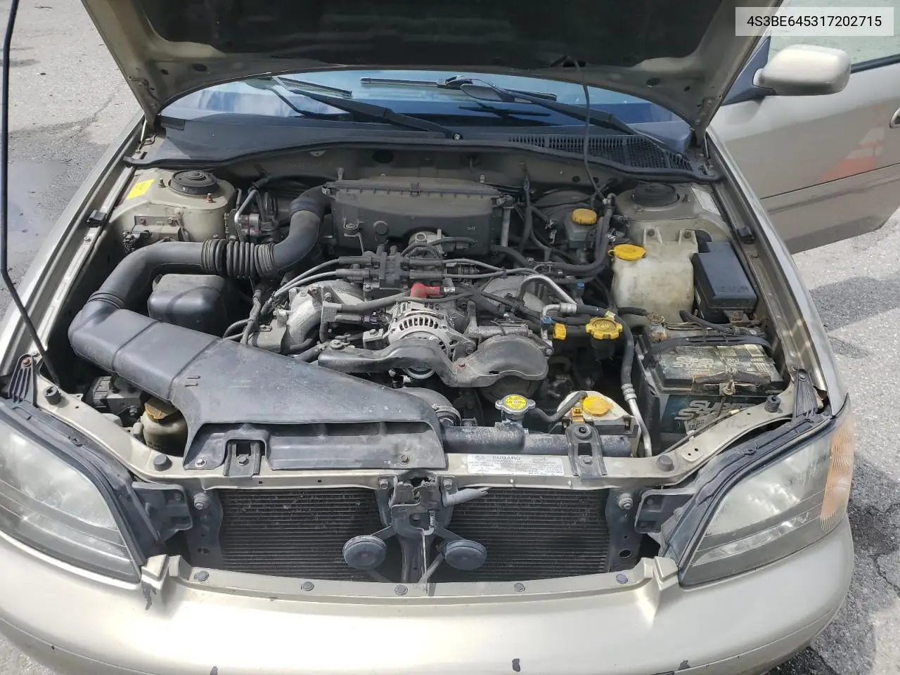 2001 Subaru Legacy Gt VIN: 4S3BE645317202715 Lot: 62596845